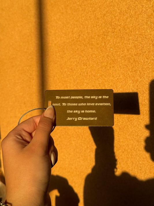 Luggage Tags "Aviation Quotes"